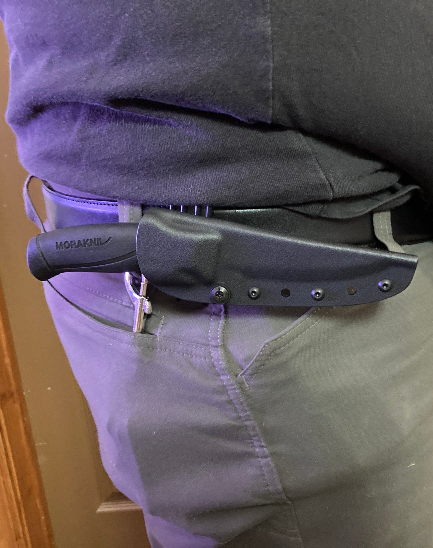 Armory Plastics Kydex Black Sheath for Mora Companion (Sheath Only)