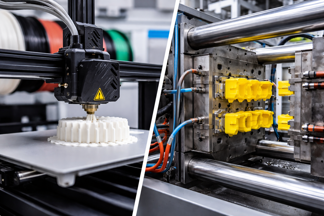 3D Printing vs Injection Molding: Which Manufacturing Method Is Right for Your Product?