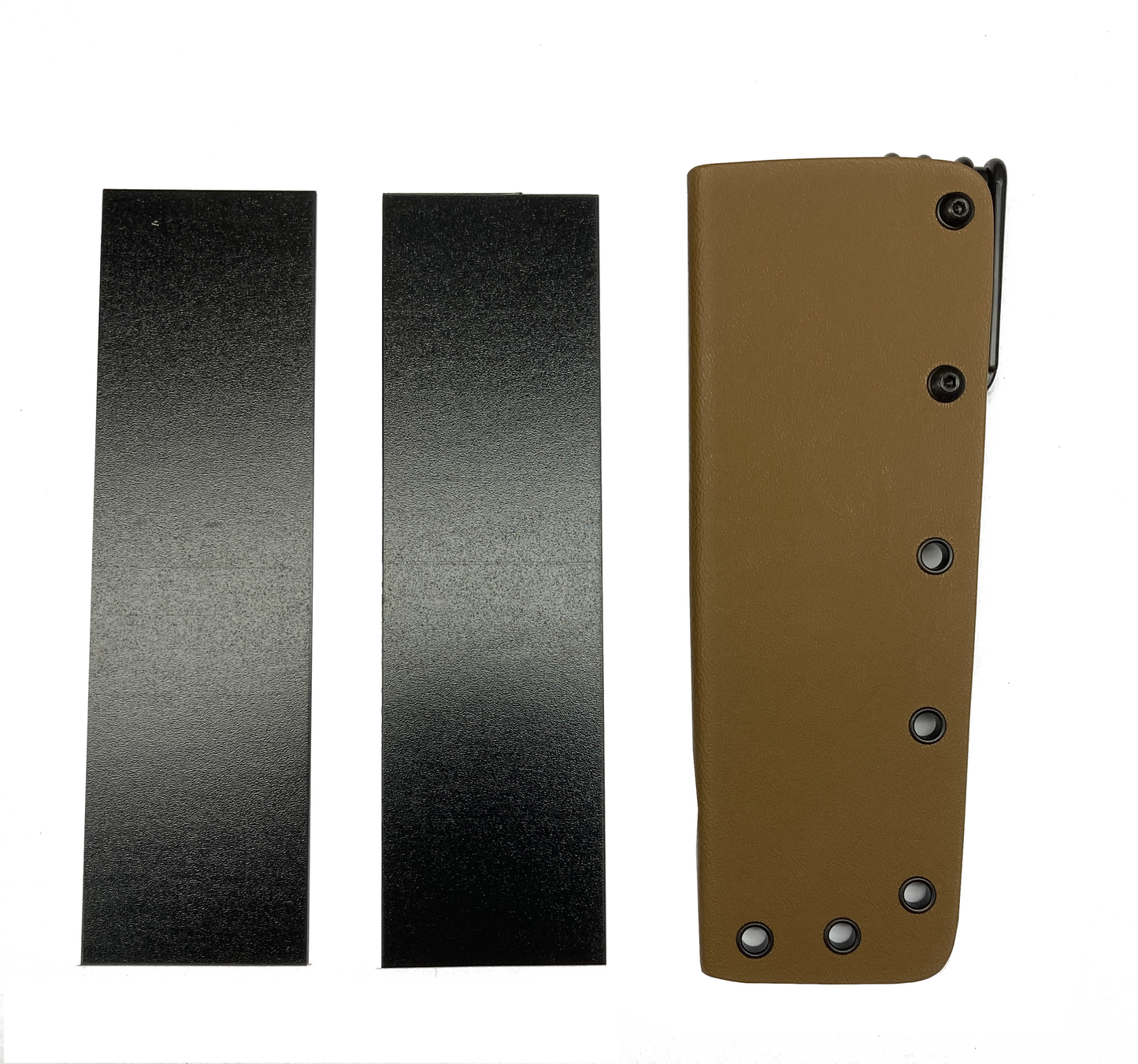Kydex Custom DIY Sheath Kit – Tan -Squire Tip – Fits 3–4 Inch Knife Blades