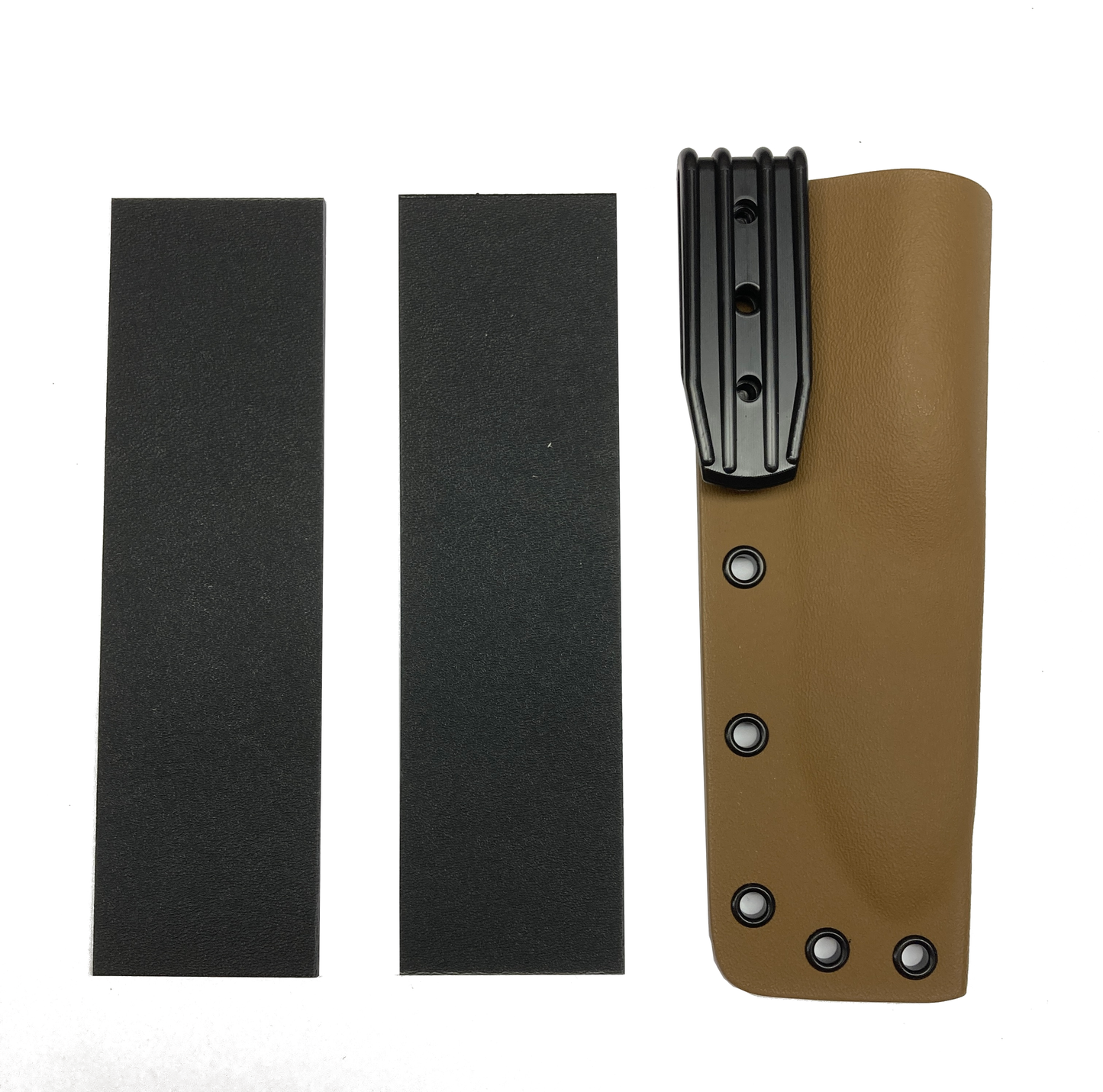 Kydex Custom DIY Sheath Kit – Tan -Squire Tip – Fits 3–4 Inch Knife Blades