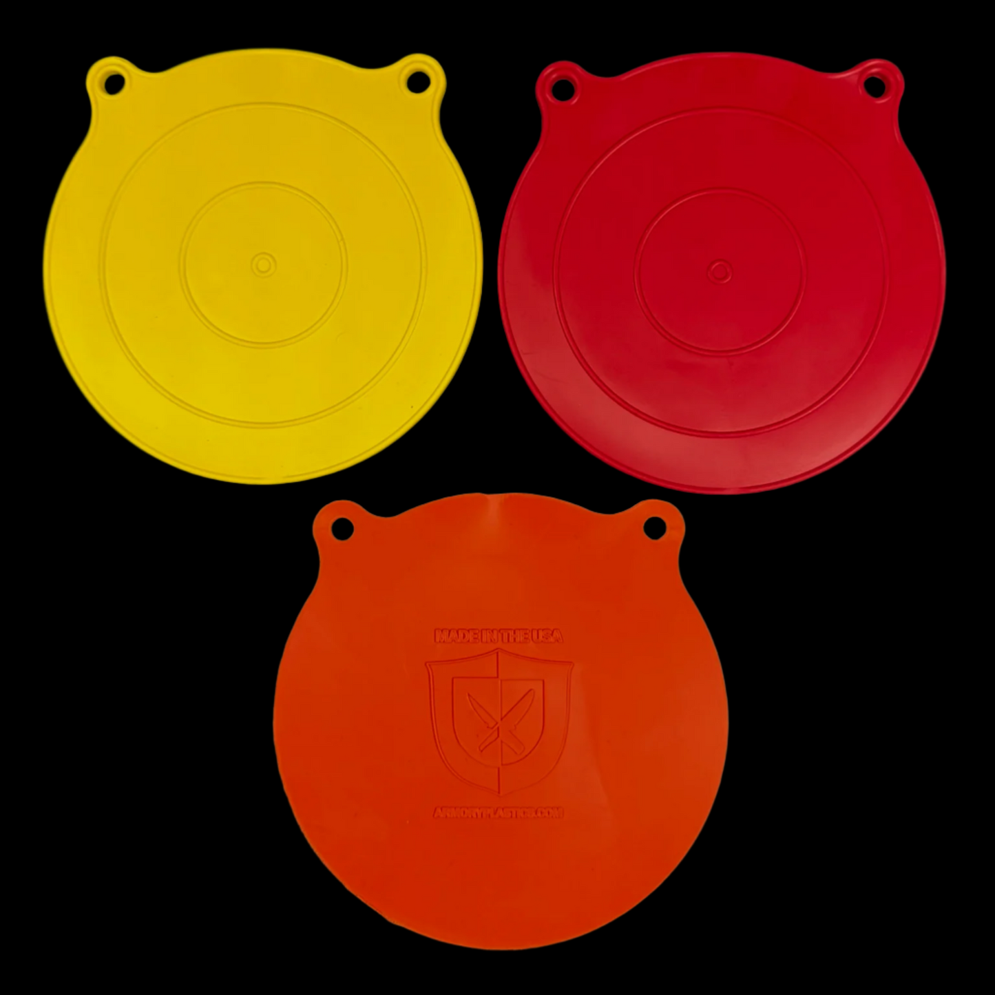 3 pack of 5 1/2" Silent Gong targets