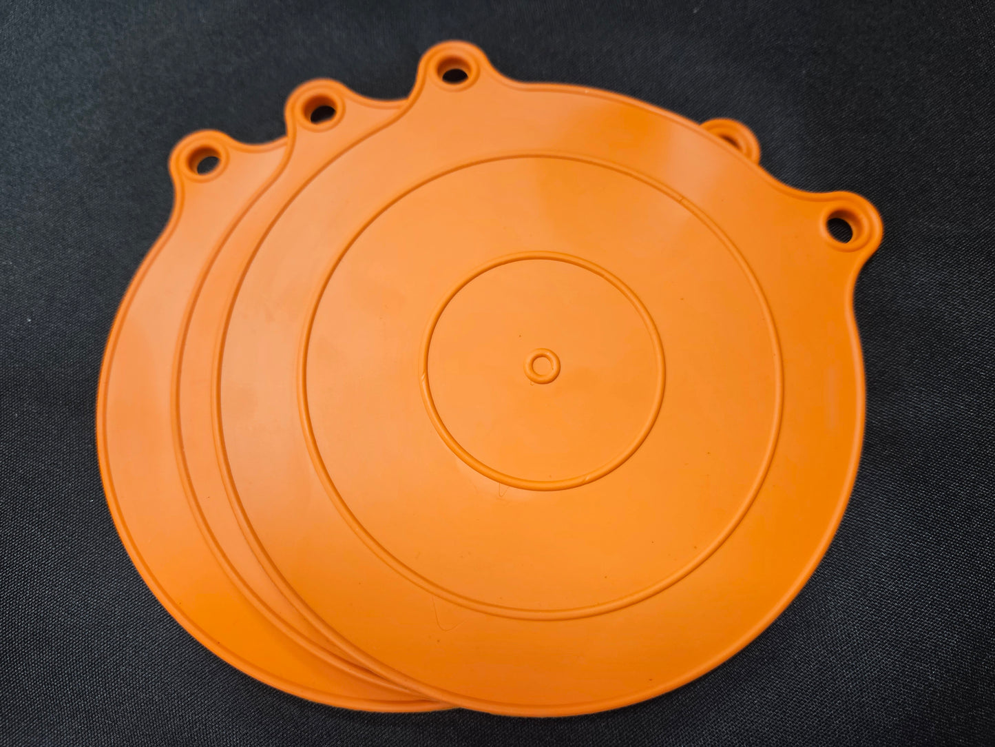 3 pack of 5 1/2" Silent Gong targets